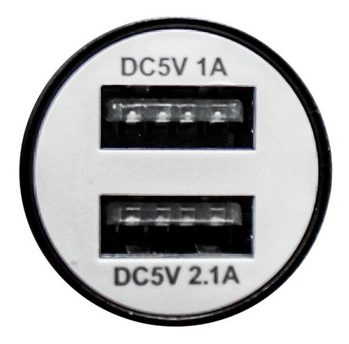 Cargador Para Auto Ghia 2 Puertos Usb