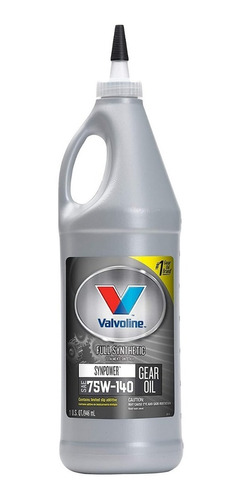Valvoline Synpower Fs 75w-140 Gear Oil (946ml)--roll Steel--