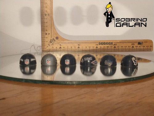Lote De 6 Mini Cascos Nfl De Marinela (Usado)