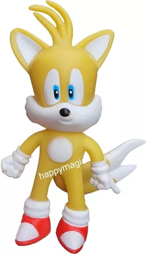 Boneco Sonic The Hedgehog Articulado Tails -super Sonic - Ri Happy