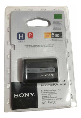 Nueva batería recargable Sony Np Fh50 Acti Force Cyber Shot