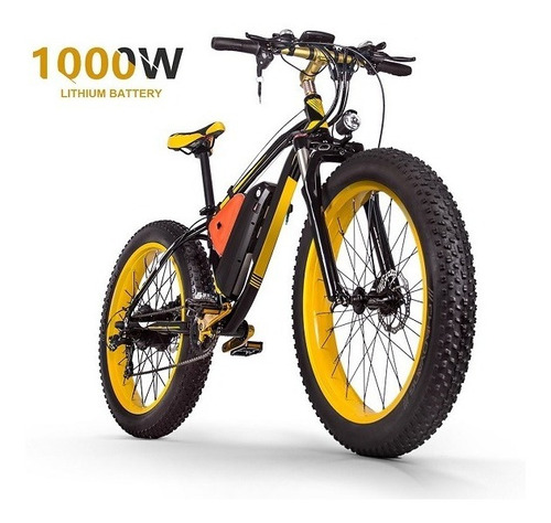 Imagen 1 de 1 de 48v 1000w Fat Tire Fat Bike Electric Bicycle 26 Inch 