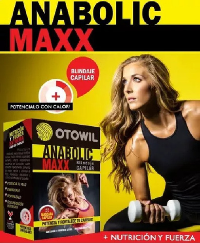 Mascara Capilar Anabolic Maxx - Nutricion Fortalecedor X12 U
