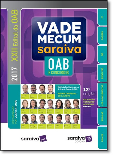 Vade Mecum Saraiva: Oab E Concursos - 2017