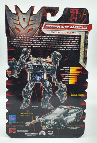 Barricade Interr Deluxe: Transformers Rotf (new) (fedorimx) (Usado)