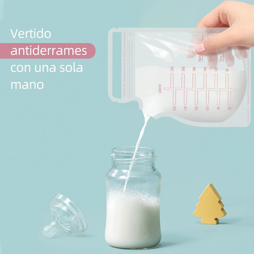 100 Piezas Bolsas Almacenamiento De Leche