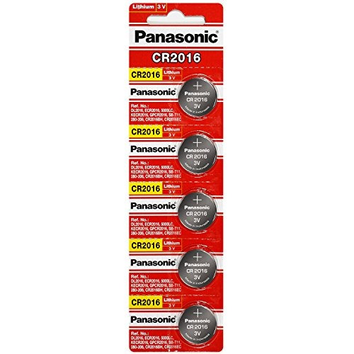 Batería De Litio Panasonic Cr2016 De 3 Voltios (4 Paquetes