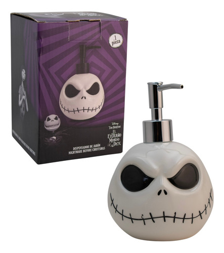 Dispensador De Jabón Líquido 3d Jack Skellington