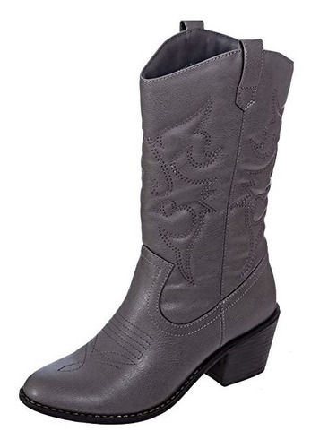 Botas Vaqueras Cowboy Western Texanas Ecuestre Tacon Botin R