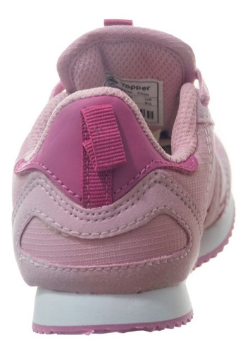 Imagen 5 de 8 de Zapatillas Topper T-700 Kids Niños Rosa Resistentes
