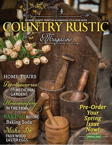 Country Rustic Magazine-lot-8 Magazines 2018-2019~country 