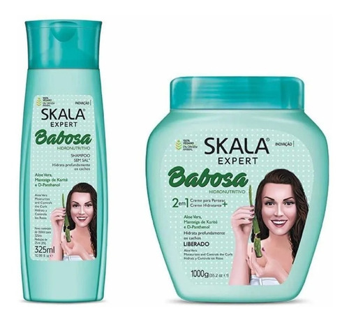 Pack Skala Shampoo + Crema Babosa 1kg