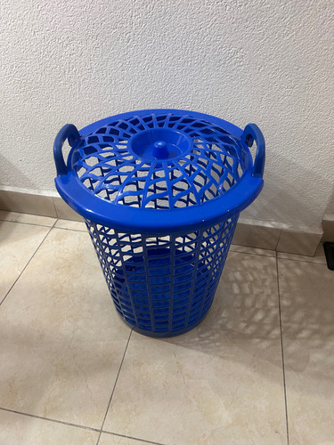 Cesto De Plástico Para Ropa Sucia Azul Cesto Azul