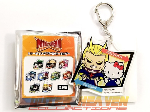 Imagen 3 de 3 de My Hero Academia X Sanrio Acrylic - All Might X Hello Kitty