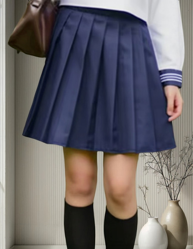 Minifalda Short Tableada Mujer