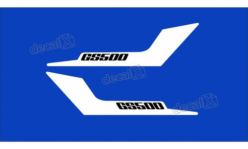 Kit Jogo Adesivos Faixas Rabeta Suzuki Gs500 Decorativos