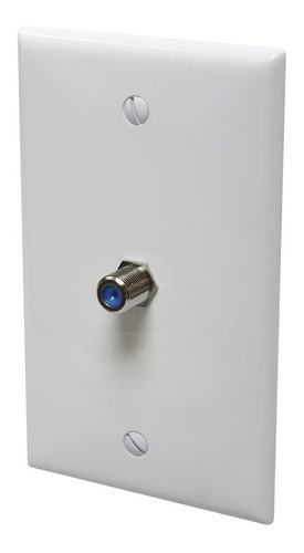 Conector Sencillo F De Plástico Blanco