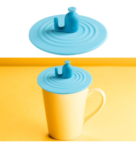 2 Tapa De Silicona Para Taza, Cubierta De Silicona Para Azul
