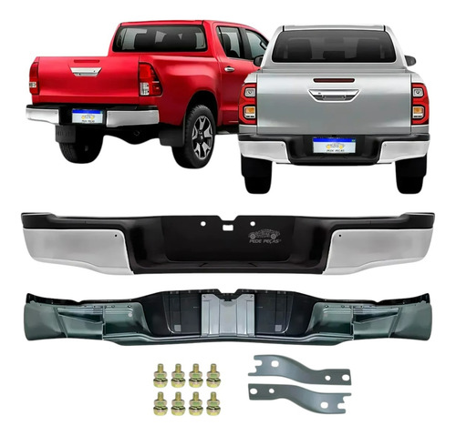 Parachoque Traseiro Toyota Hilux 2016 2017 2018 2019 A 2025