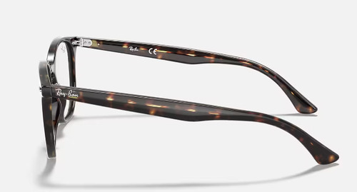 Armação Óculos De Grau Unissex Ray-ban Hexagonal Rb7151 2012 Cor Marrom