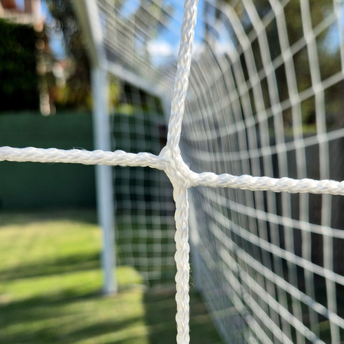 Par De Rede Para Trave De Gol Society Suiço 5mts Fio 4 Seda