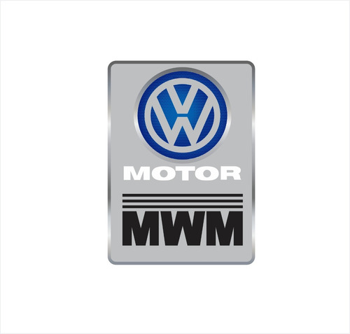 Adesivo Emblema Resinado Volkswagen Motor Mwm Cm5fk Fgc