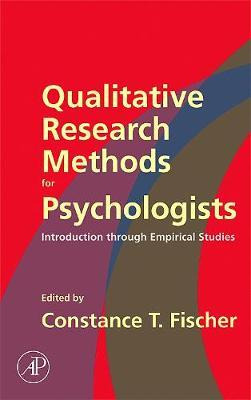 Libro Qualitative Research Methods For Psychologists - Co...