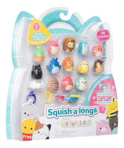 Squishmallows Squish A Longs Pack 14 Figuras Classic Squad