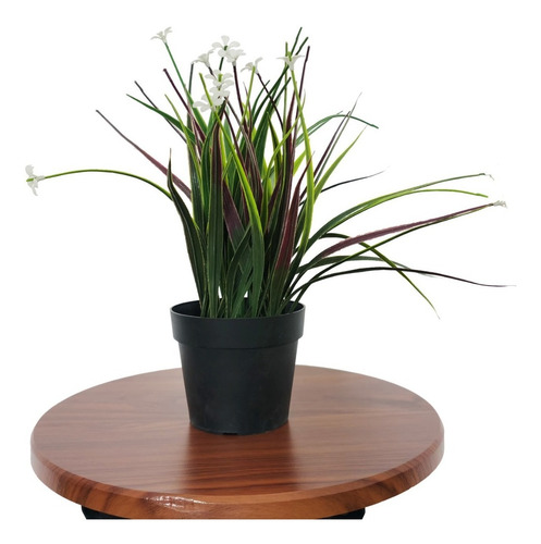Caja De 9 Flores Artificiales Con Maceta! Decora Tu Casa!