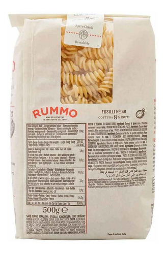 Pasta Rummo Fusilli N°48 500g