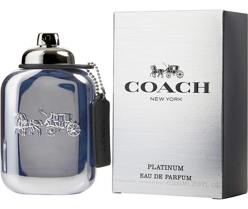 Perfume Coach Platinum 100 Ml Caballero. Original