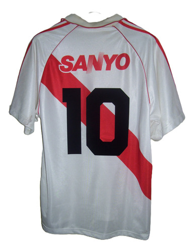 River Plate Adidas Sanyo 1994 #10 Flock Marcelo Gallardo T 4 (Usado)