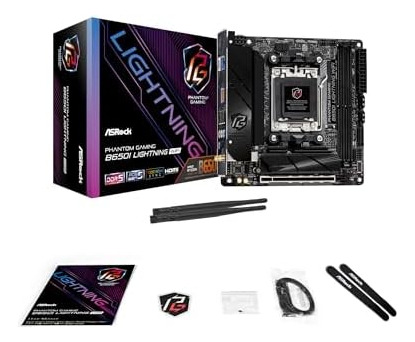 Asrock B650i Lightning Wifi 6e Amd Socket Am5 Ryzen B650 Ddr