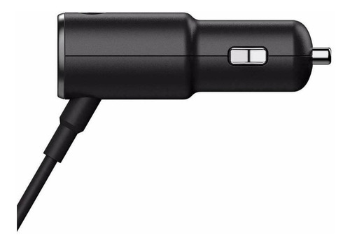 Cargador Motorola Turbo Power 25 micro-usb de auto con cable carga turbo negro