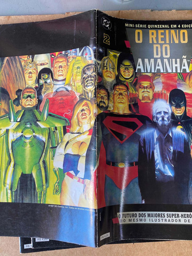 Quadrinhos Mini Serie O Reino Do Amanha Em 4 Ed Completa (Usado)
