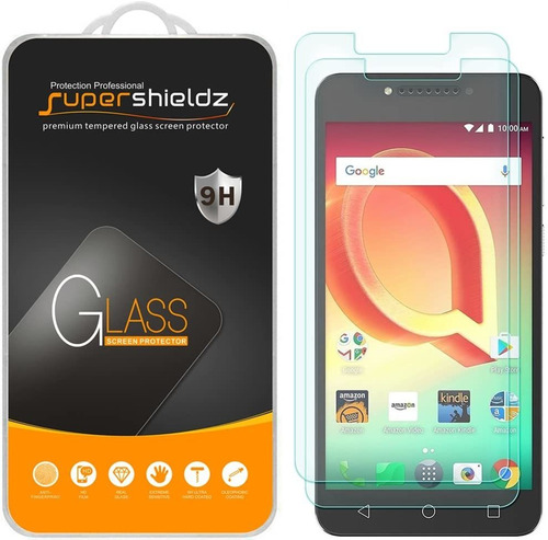  2-pack  Supershieldz Para Alcatel A50 Protector De Visuali