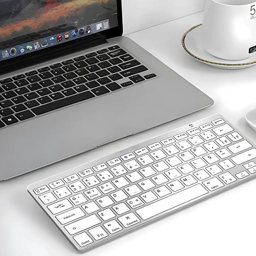 Teclado 60% Sem Fio Bluetooth Qwerty Membrana Ergonomico