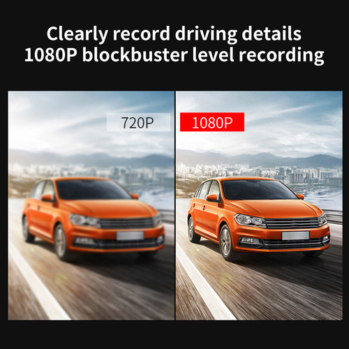 Grabador De Conducción G Dash Cam De 4 Pulgadas, 1080p Hd Fr