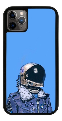 Funda Uso Rudo Tpu Para iPhone Astronauta Espacio Casco 