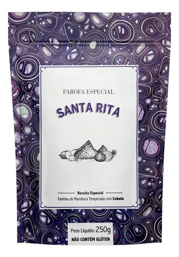 Farofa de Mandioca com Cebola Santa Rita Pouch 250g