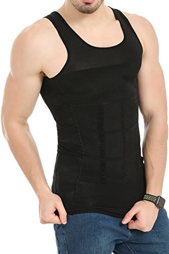 Jqamazing Mens Adelgaza Body Shaper Chaleco Abdomen Slim Shi