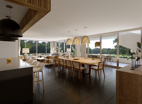 Departamento En Venta En Playa Del Carmen, Uma Living Well, Con 4 Lujosas Recamaras