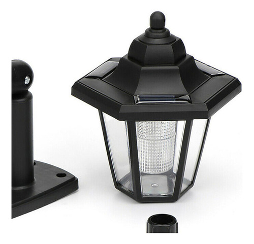 . Luces De Pared Hexagonales Solares Retro, Sensor De Luz,