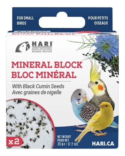 Hari Bloque Calcio Minerales Vitaminas Limar Pico De Pajaros