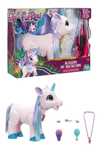 Furreal Unicornio Blossom Mi Mejor Amiga Interactiva Hasbro Color Rosa
