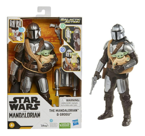 Star Wars Pack Mandalorian Y Grogu Galactica Action Yoda