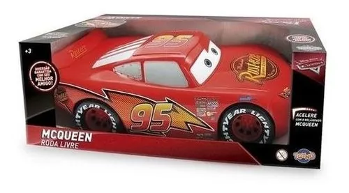 Relâmpago Mcqueen Carrinho A Fricção Infantil C Voz Original