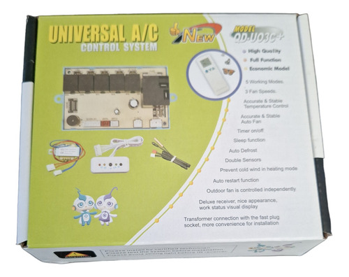 Tarjeta Universal Aire Acondicionado  Qd-u03c+.. No Inverter