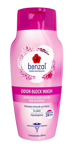 Benzal Odor Block Wash Shampoo Íntimo Diario