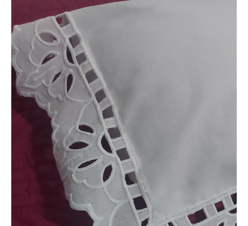 Fronha Renda Richelieu Do Ceará Pequena Macia Kit Com 2 Cor Branco